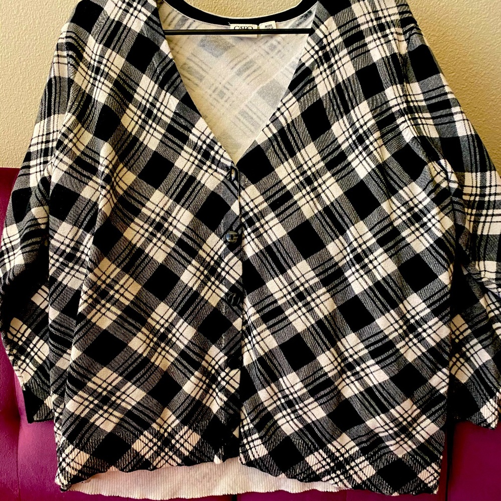 Black & White Cardigan